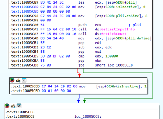 Inactive detection
