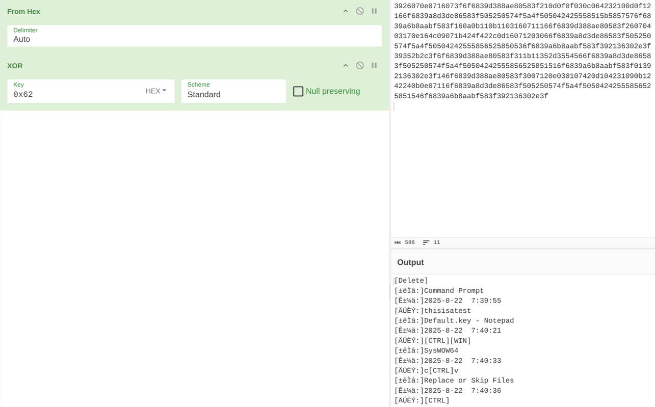 Keylog file decrypted